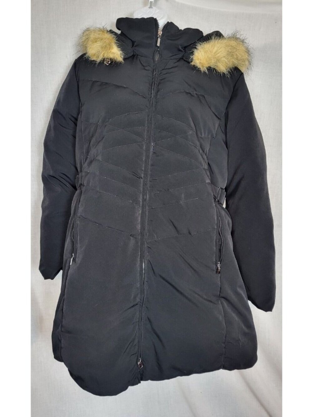 Centigrade Down/Feather Coat with Detachable Hood Women's M Winter Warm Snow